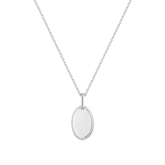 Necklace Engraving Oval