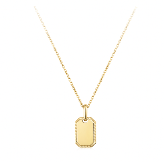 Necklace Engraving Rectangle