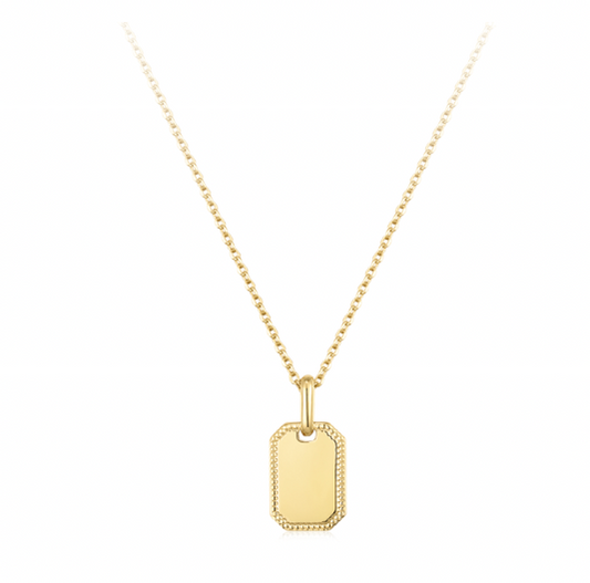 Necklace Engraving Rectangle