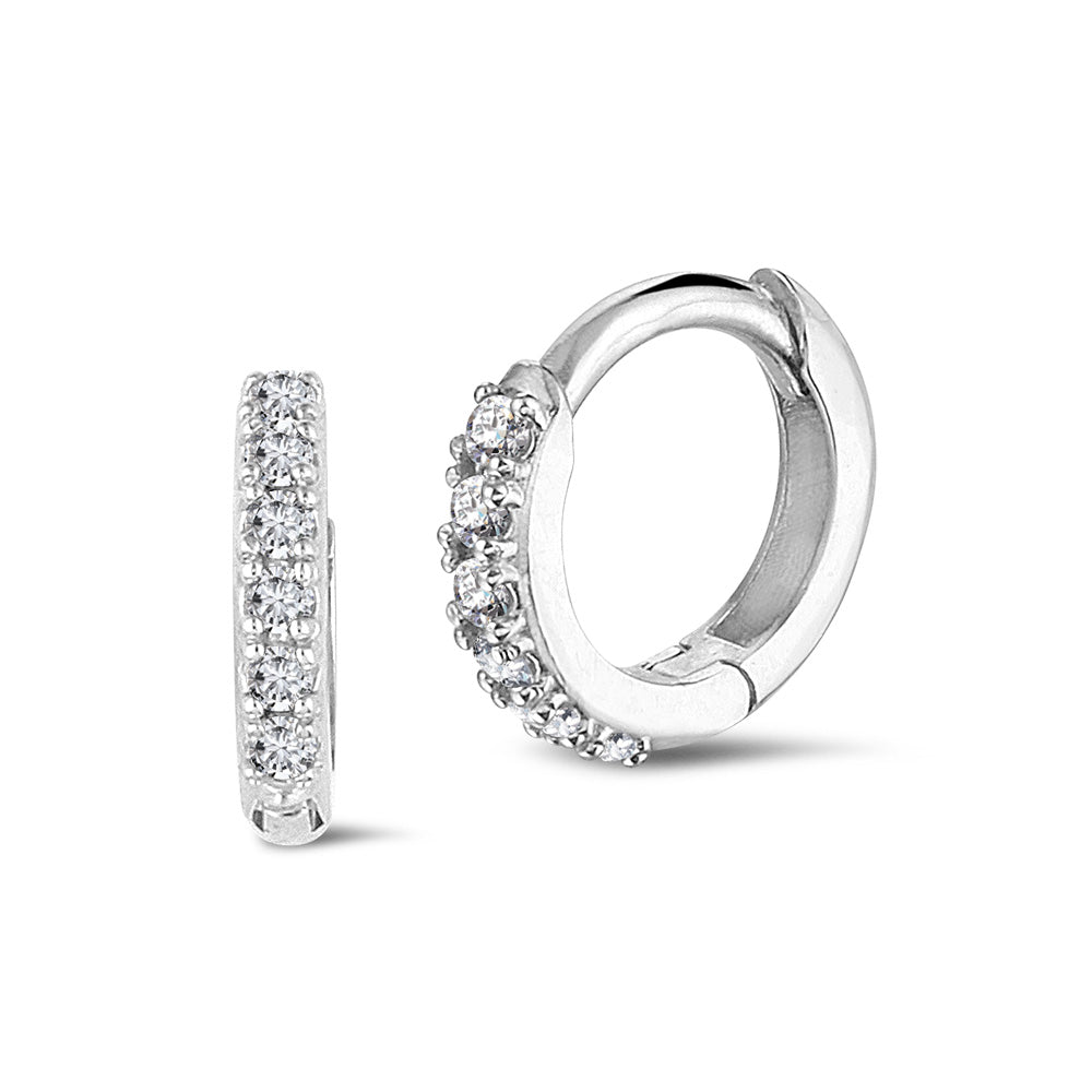 Earring Hoop Diamond