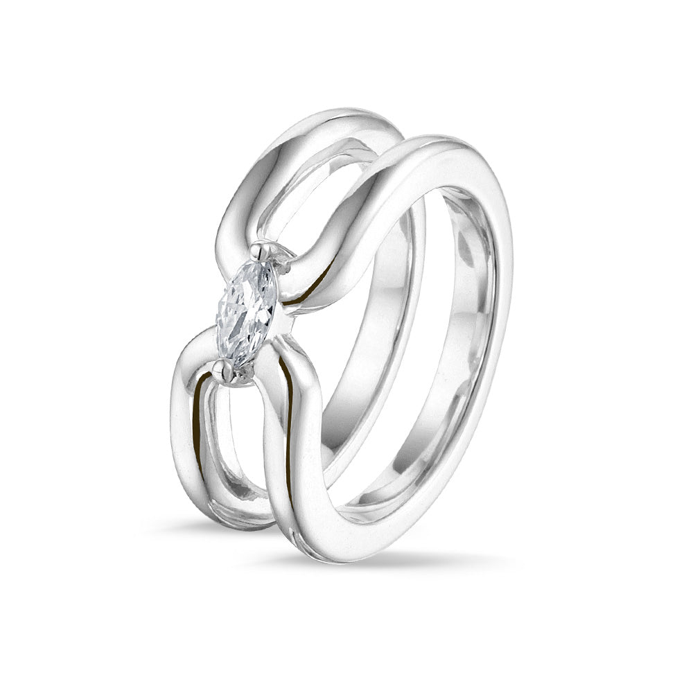 Ring Double Marquise
