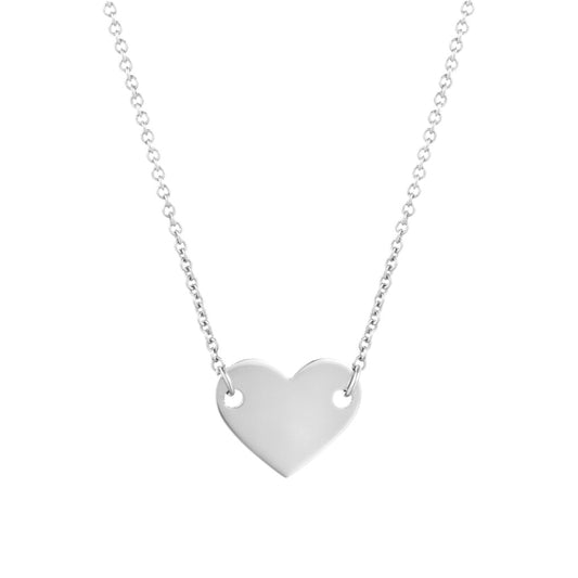 Necklace heart engraving