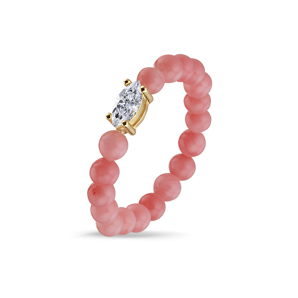 Ring Beads Coral