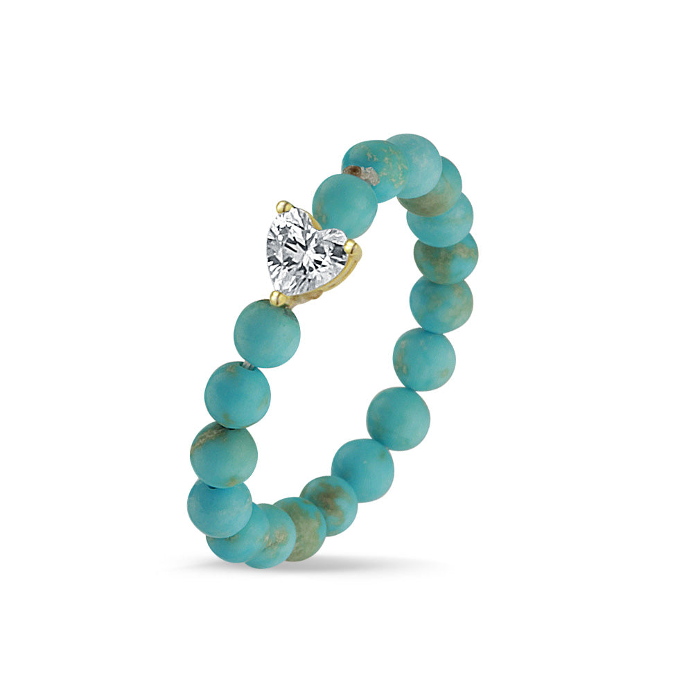 Ring Beads Turquoise